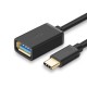 Ugreen Type-C to USB 3.0 OTG Dönüştürücü Kablo Gümüş