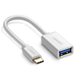 Beyaz Ugreen Type-C USB 3.0 Dönüştürücü Kablo Beyaz