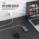 Ugreen Type-C USB Çoklayıcı ve RJ45 Ethernet Dönüştürücü