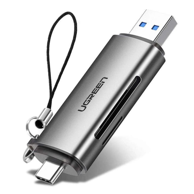 Ugreen Type-C ve USB 3.0 Çok Fonksiyonlu Kart Okuyucu Ugreen Type-C ve USB 3.0 Çok Fonksiyonlu Kart Okuyucu
