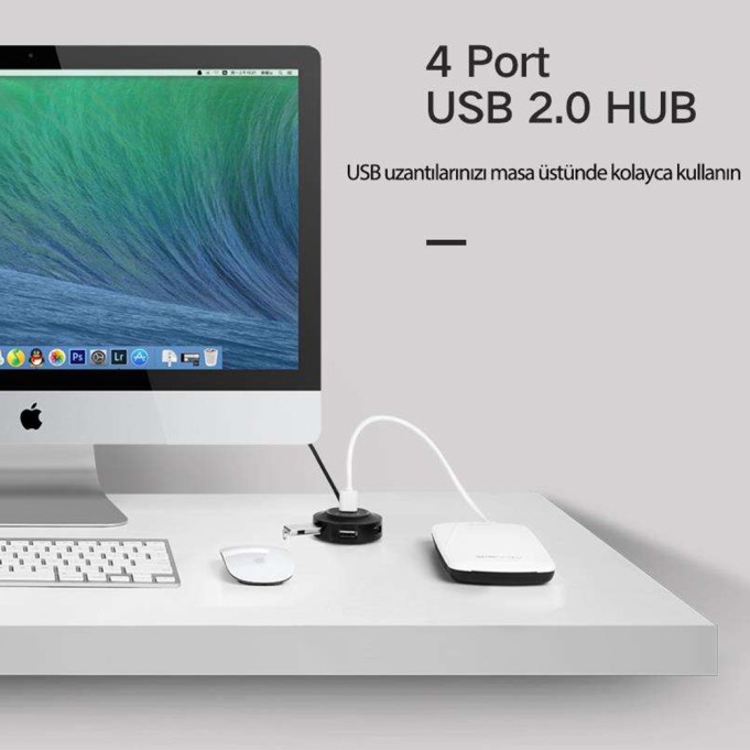 Ugreen Type-C ve USB 4 Portlu USB Hub Çoklayıcı