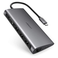 Ugreen Type-C VGA Ethernet Kart Okuyucu USB Dönüştürücü
