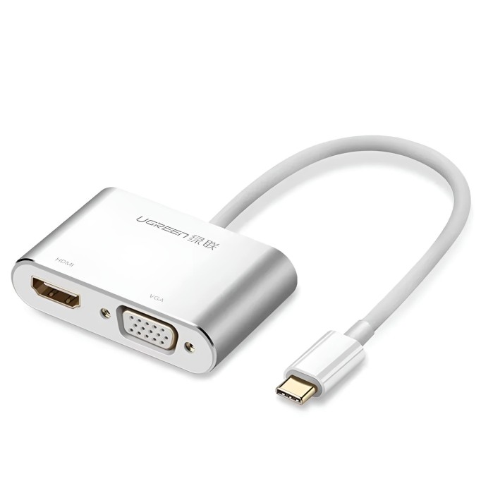 Ugreen Type-C VGA HDMI Dönüştürücü Adaptör