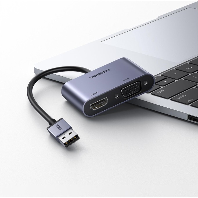 Ugreen USB 3.0 1080P 60Hz Full HD HDMI VGA Dönüştürücü Adaptör