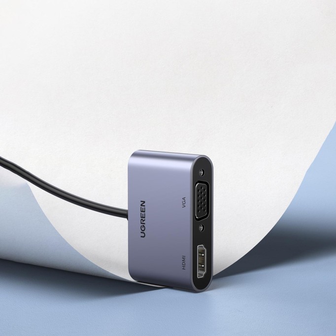 Ugreen USB 3.0 1080P 60Hz Full HD HDMI VGA Dönüştürücü Adaptör