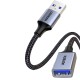 Ugreen USB 3.0 Erkek Dişi Örgülü Uzatma Kablosu 50 Cm