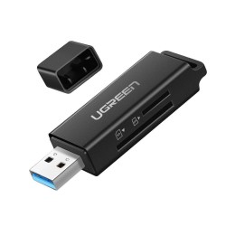 Ugreen USB 3.0 Micro SD ve SD Kart Okuyucu Siyah