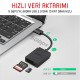 Ugreen USB 3.0 SD - Micro SD Kart Okuyucu Ugreen USB 3.0 SD - Micro SD Kart Okuyucu