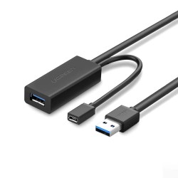 10 Metre Ugreen USB 3.0 Sinyal Arttırıcılı Uzatma Kablosu 10 Metre