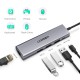 Ugreen USB 3.0 to 1000Mbps RJ45 Gigabit Ethernet 3*USB 3.0 Çoklayıcı Hub Adaptör