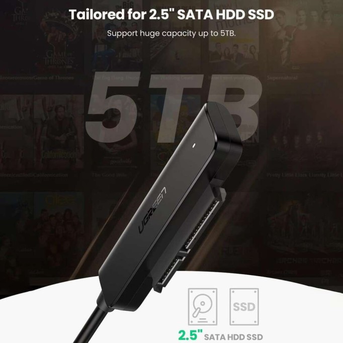 Ugreen USB 3.0 to SATA 3 Dönüştürücü Adaptör