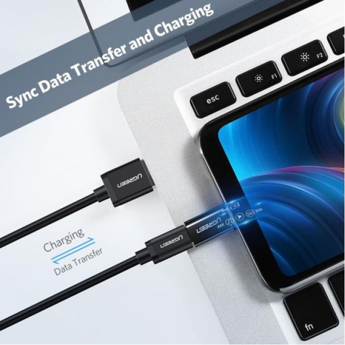 Ugreen USB 3.1 Type-C to Micro USB Dönüştürücü Adaptör Beyaz