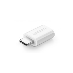Beyaz Ugreen USB 3.1 Type-C to Micro USB Dönüştürücü Adaptör Beyaz