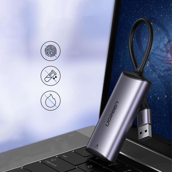 Ugreen USB-A 3.0 to 2.5G Gigabit Ethernet Adaptörü Ugreen USB-A 3.0 to 2.5G Gigabit Ethernet Adaptörü