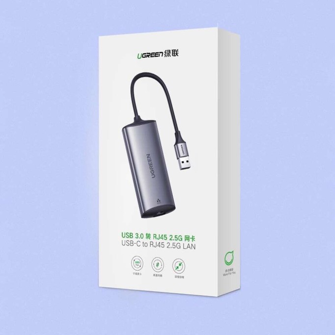 Ugreen USB-A 3.0 to 2.5G Gigabit Ethernet Adaptörü Ugreen USB-A 3.0 to 2.5G Gigabit Ethernet Adaptörü