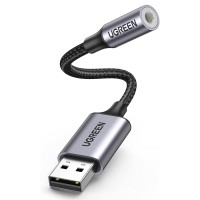 Ugreen USB-A to 3.5mm Jack Ses Kartı Adaptörü