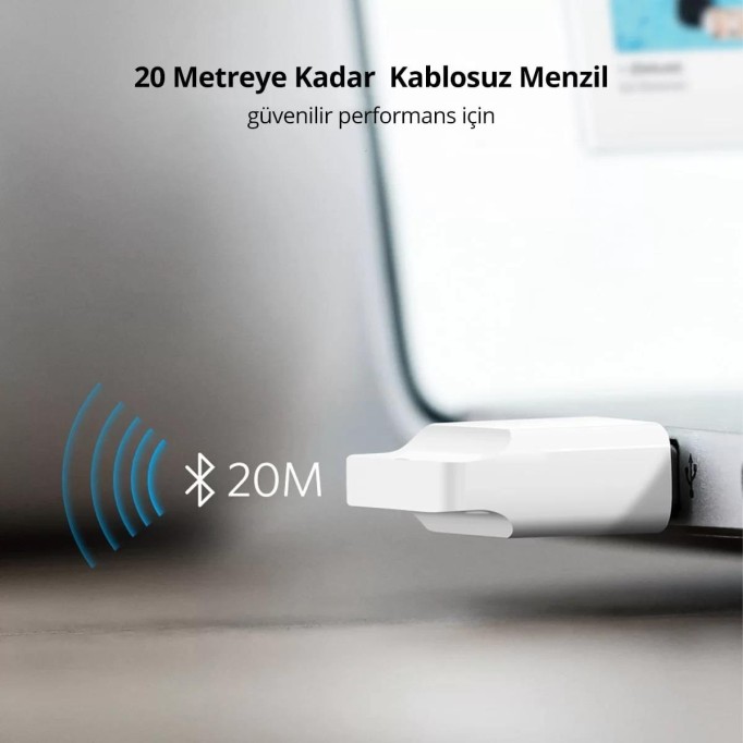 Ugreen USB Bluetooth 4.0 Adaptör Beyaz