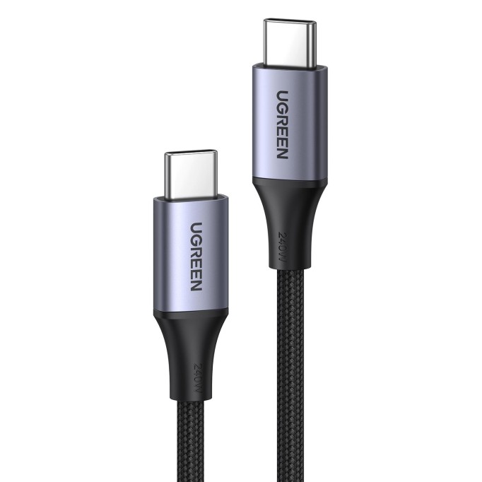 Ugreen USB C to Type-C PD 3.1 240W 5A Hızlı Şarj ve Data Kablosu 2 Metre