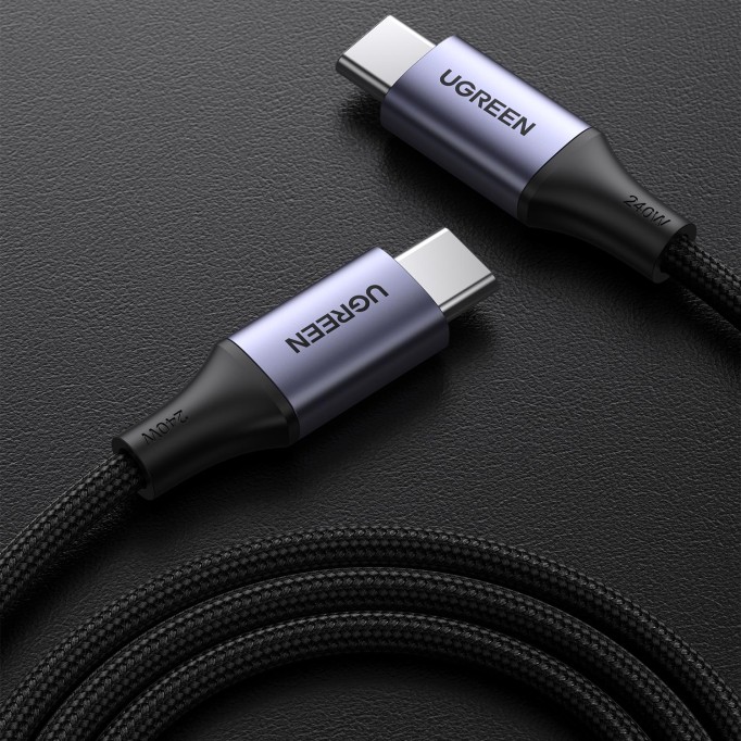 Ugreen USB C to Type-C PD 3.1 240W 5A Hızlı Şarj ve Data Kablosu 2 Metre