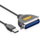 Ugreen USB IEEE1284 Paralel Yazıcı Kablosu 1 Metre