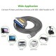 Ugreen USB IEEE1284 Paralel Yazıcı Kablosu 2 Metre