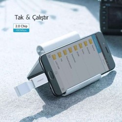 Ugreen USB Micro USB OTG Dönüştürücü Adaptör Beyaz Ugreen USB Micro USB OTG Dönüştürücü Adaptör Beyaz