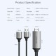 Ugreen USB to HDMI Digital AV Dönüştürücü Adaptör Kablo 1.5 Metre