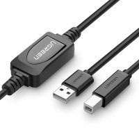 Ugreen USB To USB-B Tarayıcı Yazıcı Kablosu 15 Metre
