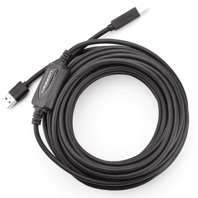 Ugreen USB To USB-B Tarayıcı Yazıcı Kablosu 15 Metre