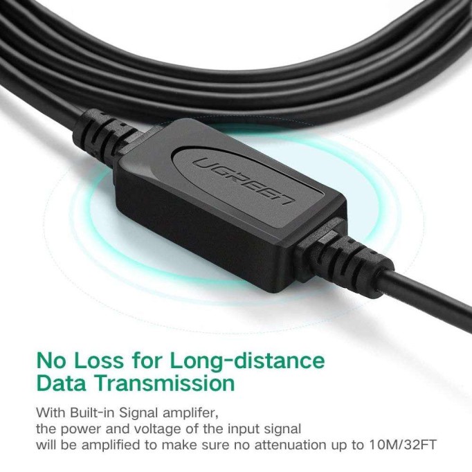 Ugreen USB To USB-B Tarayıcı Yazıcı Kablosu 15 Metre