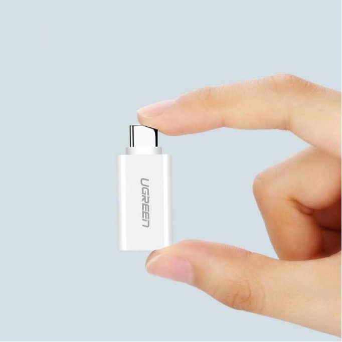UGREEN USB Type-C OTG Dönüştürücü Adaptör Beyaz