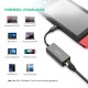 Ugreen USB Type-C RJ45 Ethernet Dönüştürücü Siyah