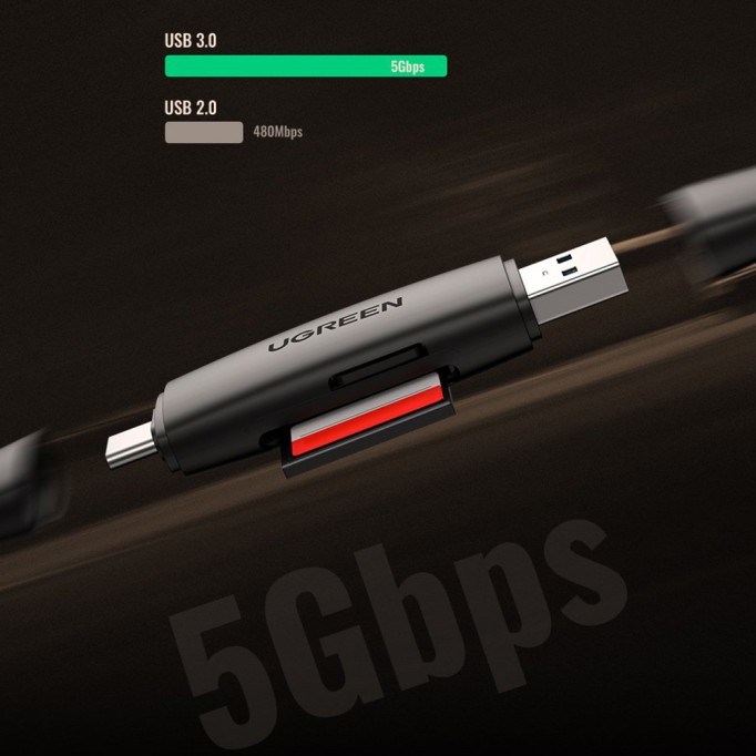 Ugreen Usb ve Type-C SD - Micro SD Kart Okuyucu Ugreen Usb ve Type-C SD - Micro SD Kart Okuyucu