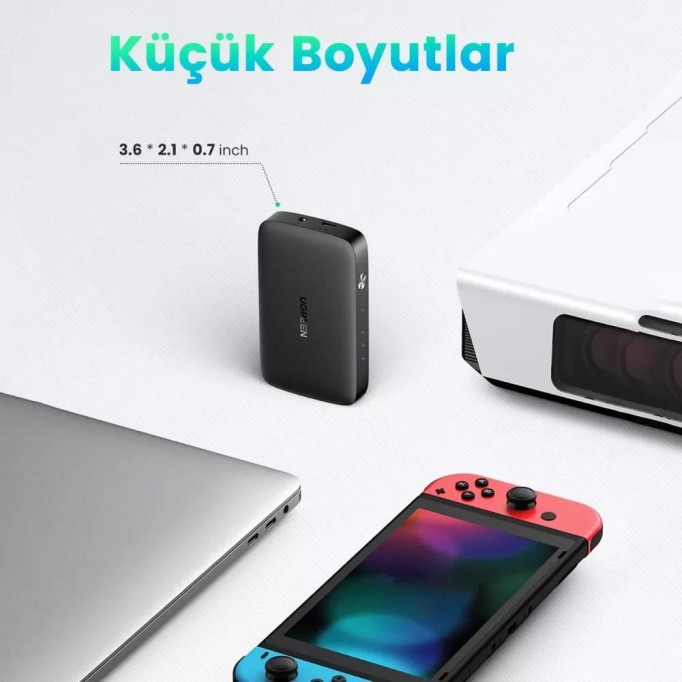 Ugreen Uzaktan Kumandalı 3 Giriş 1 Çıkış 4K 30Hz HDMI 1.4 Switch