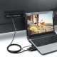 Ugreen VGA USB to HDMI Görüntü ve Ses Aktarma Kablosu 2 Metre