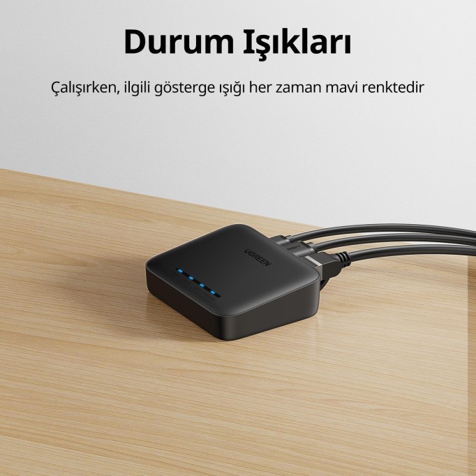 Ugreen Yazıcılar için USB 2.0 Kablolu ve Kablosuz Ağ Sunucusu