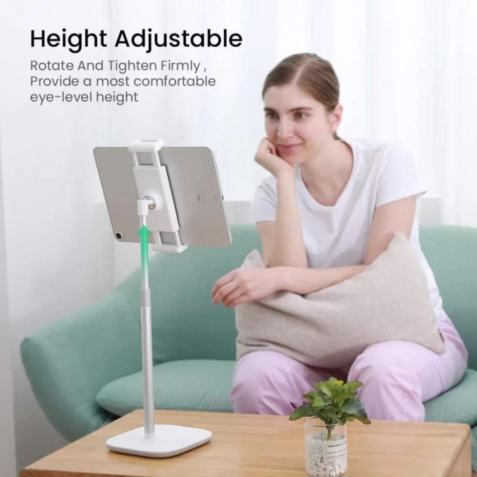 Ugreen Yükseklik ve Açı Ayarlı Masaüstü Telefon ve Tablet Tutucu Stand Gri