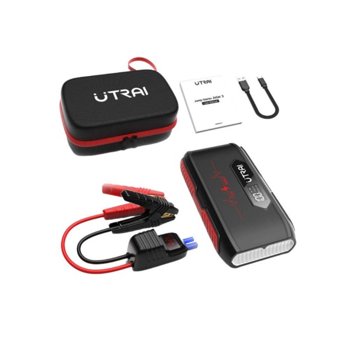 UTRAI Jstar 3 20000mAh 1600A Jump Starter Akü Takviye Cihazı (Çanta + Powerbank + Led Lamba) UTRAI Jstar 3 20000mAh 1600A Jump Starter Akü Takviye Cihazı (Çanta + Powerbank + Led Lamba)