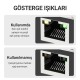 VegGieg 1 Giriş 2 Çıkış RJ45 Gigabit Ethernet Çoklayıcı Splitter Adaptör