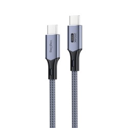 5 Metre Veggieg 100W 5A USB3.2 Gen 2 20Gbps 8K 60Hz Type-C Hızlı Şarj Görüntü ve Data Kablosu 5 Metre