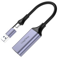 VegGieg 1080P 60Hz HDMI Video Capture Card USB 3.0 ve Type-C Görüntü Yakalama Kartı