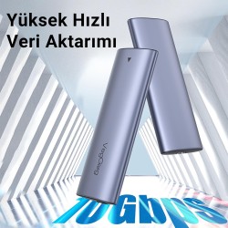 VegGieg 10Gbps USB 3.1 GeN2 M.2 SATA NGFF NVME SSD Disk Kutusu VegGieg 10Gbps USB 3.1 GeN2 M.2 SATA NGFF NVME SSD Disk Kutusu