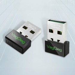 VegGieg 150 Mbps 2.4Ghz Kablosuz WiFi Alıcı Verici Nano USB Adaptör VegGieg 150 Mbps 2.4Ghz Kablosuz WiFi Alıcı Verici Nano USB Adaptör