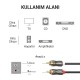 VegGieg 2 RCA to 2 RCA Ses Kablosu 1.5 Metre
