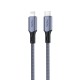 Veggieg 27W 3A USB Type-C to Lightning iPhone iPad MFI Uyumlu Hızlı Şarj ve Data Senkronizasyon Kablosu 1.2 Metre 