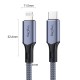 Veggieg 27W 3A USB Type-C to Lightning iPhone iPad MFI Uyumlu Hızlı Şarj ve Data Senkronizasyon Kablosu 2 Metre 