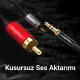 VegGieg 3.5mm AUX to 2 RCA Ses Kablosu 3 Metre
