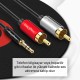 VegGieg 3.5mm AUX to 2 RCA Ses Kablosu 5 Metre
