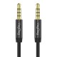 VegGieg 3.5mm Jack TRRS Hi-Fi Örgülü AUX Mikrofon ve Ses Kablosu 3 Metre satın al