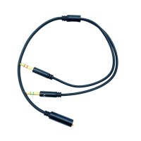 VegGieg 3.5mm Kulaklık ve Mikrofon Ayırıcı Y Kablo